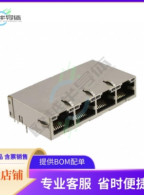 L826-1X4T-43-F【CONN JACK 4PORT 1000 BASE-T PCB】