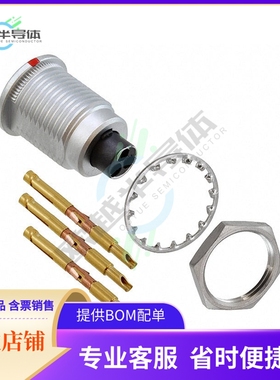 JBXER1G03FSSDSR【CONN RCPT FMALE 3P GOLD SLDR CUP】