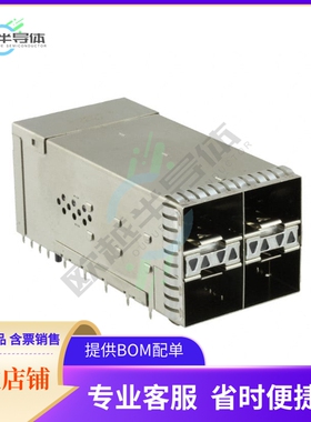 2198325-6【CONN ZSFP+ RCP W/CAGE 2X2 80P RA】