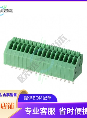 1989887【TERM BLOCK 16POS 45DEG 2.5MM PCB】