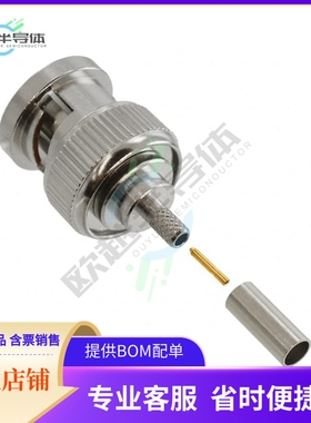 112136【CONN BNC PLUG STR 50 OHM CRIMP】