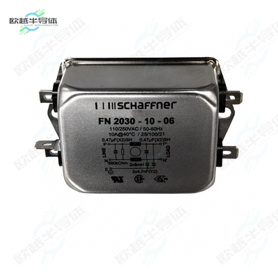 FN2030-10-06[滤波器LINE FILTER 250VAC 10A CHASS MNT]