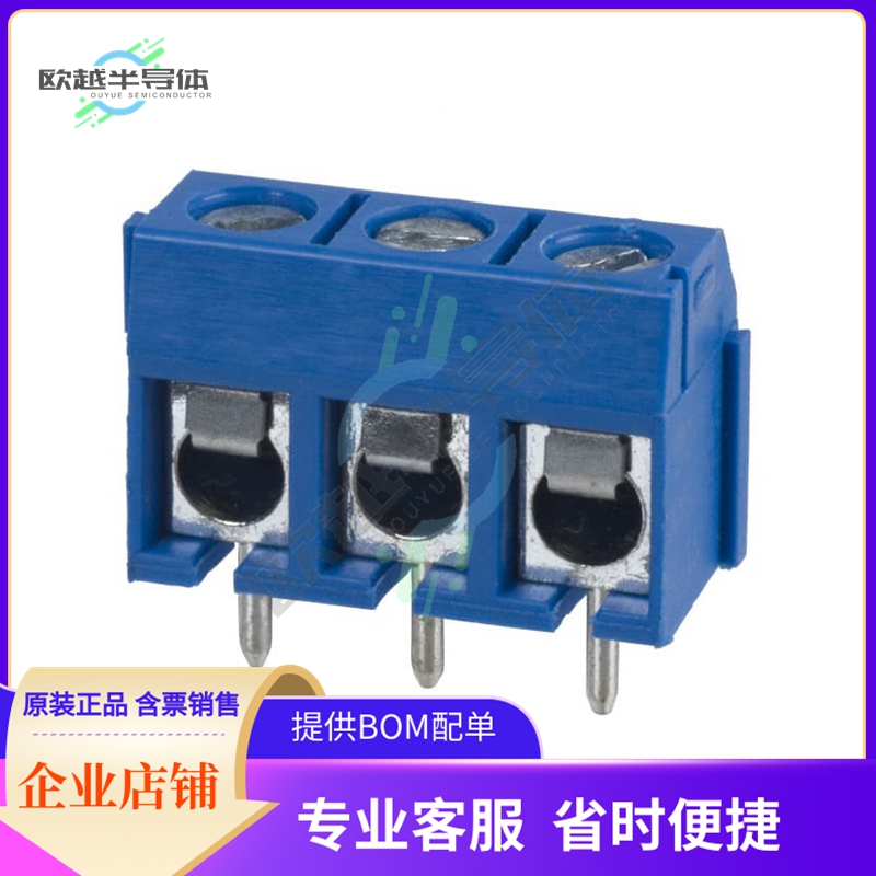 OSTTC030162【TERM BLK 3POS SIDE ENTRY 5MM PCB】
