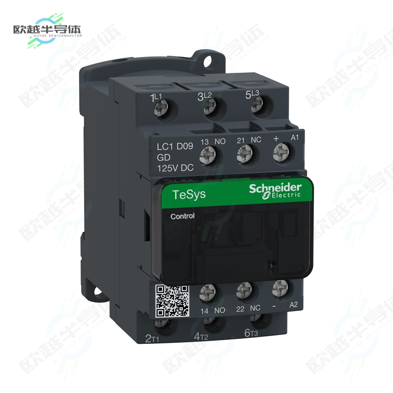LC1D09GD[继电器TESYS CONTACTOR 3P AC3 9A 125VDC]