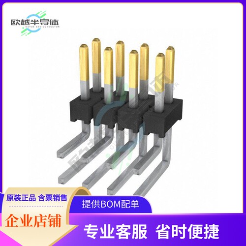 TMM-104-01-L-D-RA【CONN HEADER R/A 8POS 2MM】