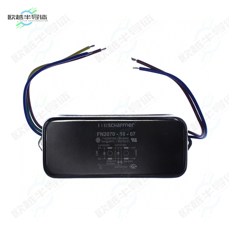 FN2070-10-07[滤波器LINE FILTER 110V/250VAC 10A CHAS]