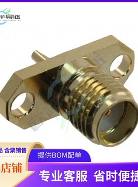 132143【CONN SMA RCPT STR 50 OHM SOLDER】