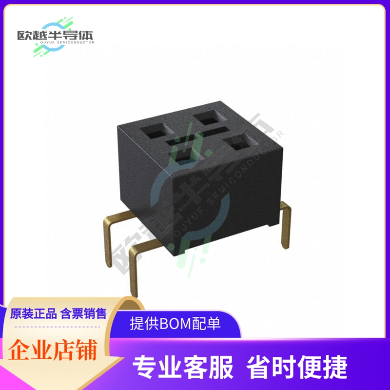 HLE-102-02-G-DV-PE-BE【CONN RCPT 4POS 0.1 GOLD PCB】