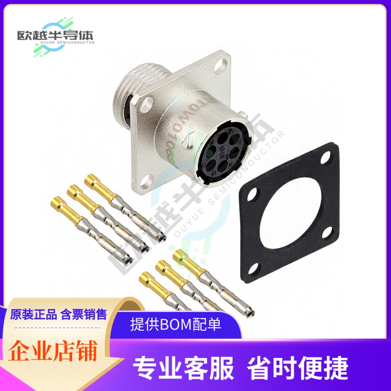 RT0W0106SNH-K【CONN RCPT FMALE 6POS GOLD CRIMP】