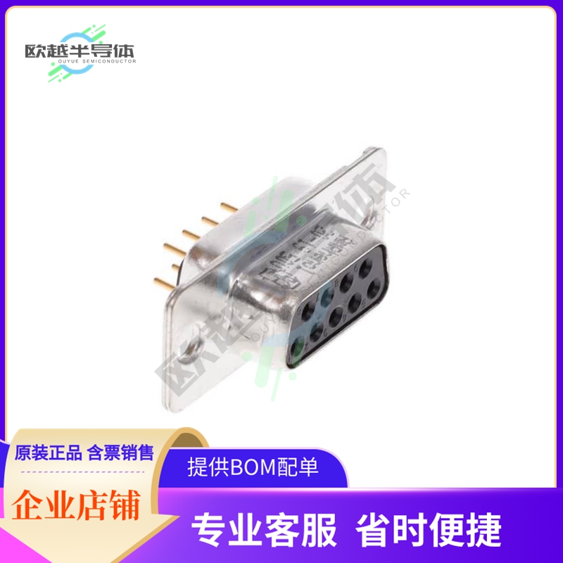 L177DFE09ST【CONN D-SUB RCPT 9P PNL MNT SLDR】