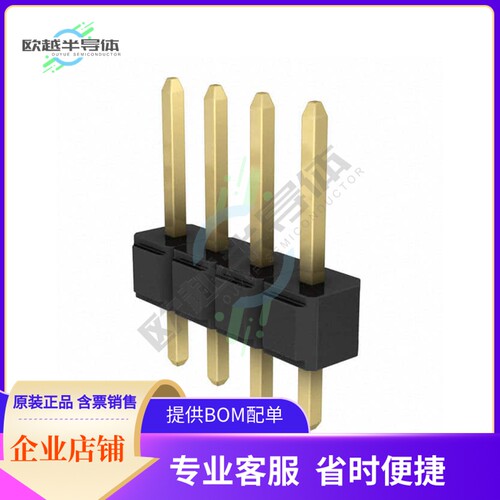 929647-01-04-EU【CONN HEADER VERT 4POS 2.54MM】