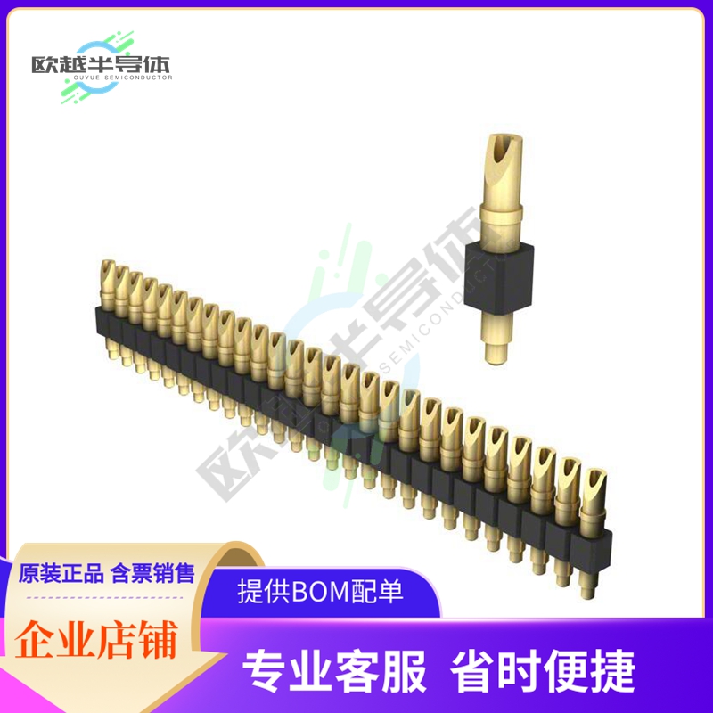 824-22-027-00-001000【CONN SPRING PISTON 27POS SLD PCB】