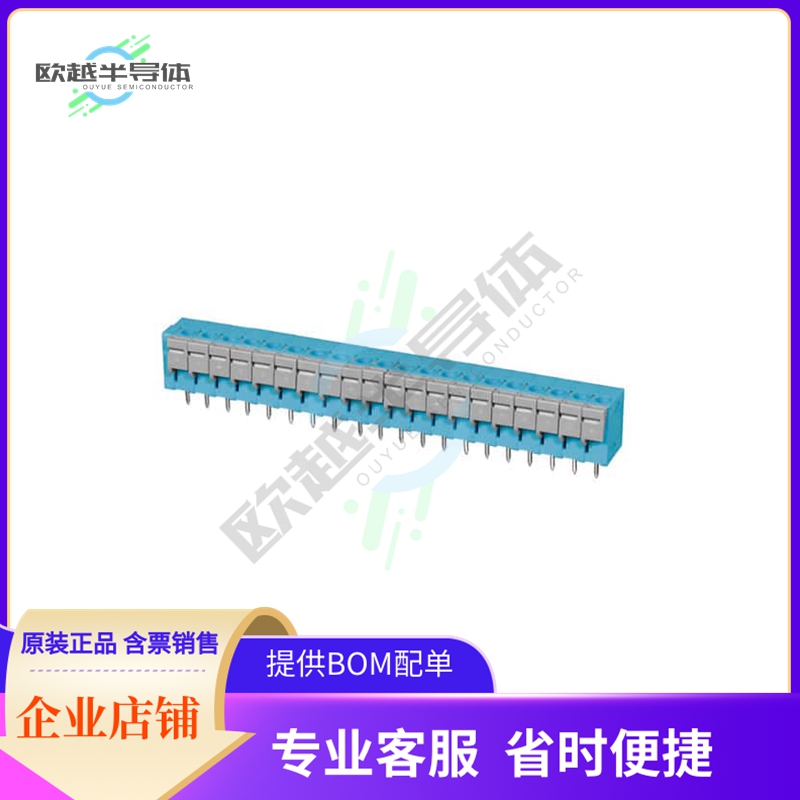 TBL004V-508-20BE-2GY【TERMINAL BLOCK, SCREWLESS, 5.08,】
