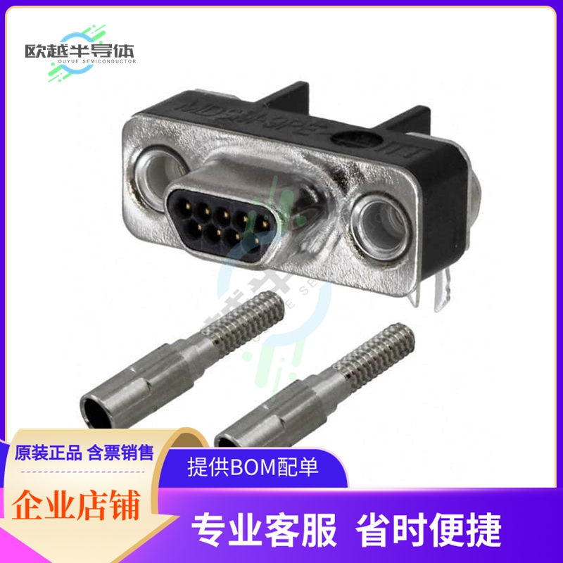 MDSM-9PE-Z10-VR25【CONN MICRO-D PLUG 9POS R/A SLDR】