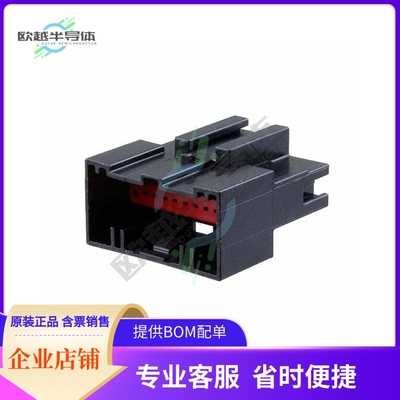 309681208【CONN DR MALE 20POS BLK】