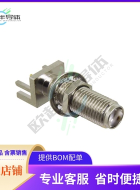 CONSMA003.062-L【CONN SMA RCPT STR 50OHM EDGE MNT】