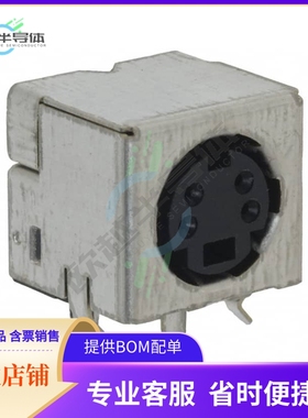 5749181-1【CONN RCPT FMALE MINI DIN 4P SLDR】