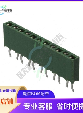 1-215297-1【CONN RCPT 11POS 0.1 GOLD PCB】