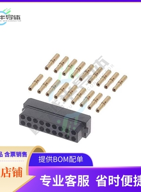 M80-8441845【CONN RCPT 18POS CRIMP 24-28AWG】