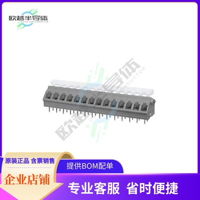 TBL005A-500-14GY-2WT【TERMINAL BLOCK, SCREWLESS, 5.00,】