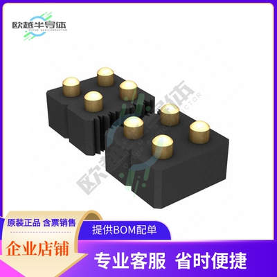 406-43-220-30-068001【CONN RCPT 20POS 0.1 GOLD SMD】
