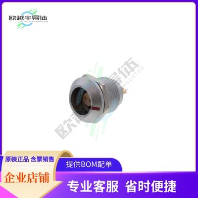 FLKC-02EGFS-GCP-001【CONN RCPT FMALE 2P GOLD SLDR CUP】