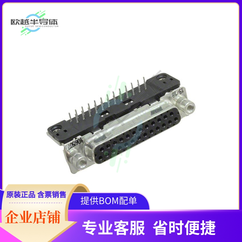 8-106507-2【CONN D-SUB RCPT 25POS R/A SLDR】