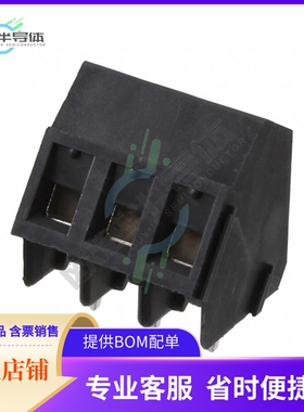 1717981【TERM BLOCK 3POS 55DEG 5.08MM PCB】