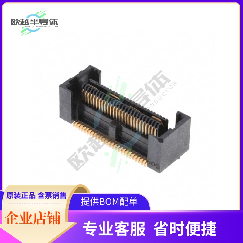 QFS-026-04.25-H-D-A【CONN RCPT 52POS SMD GOLD】