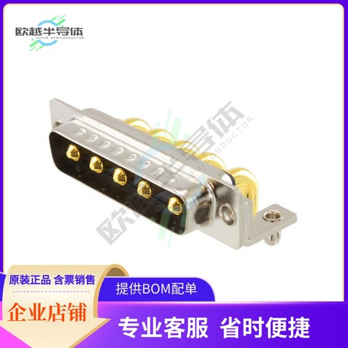 684M5W5103L461【CONN D-SUB PLUG 5POS R/A SLDR】