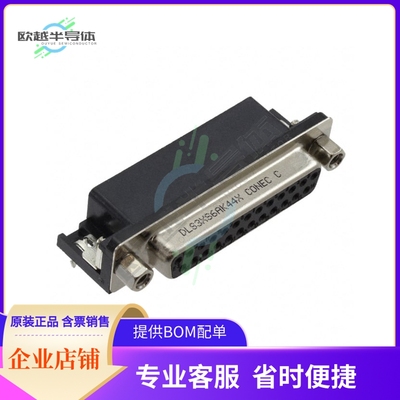 DLS3XS6AK44X【CONN D-SUB RCPT 25POS R/A SLDR】