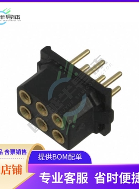 M80-8870601【CONN RCPT 6POS 0.079 GOLD PCB】