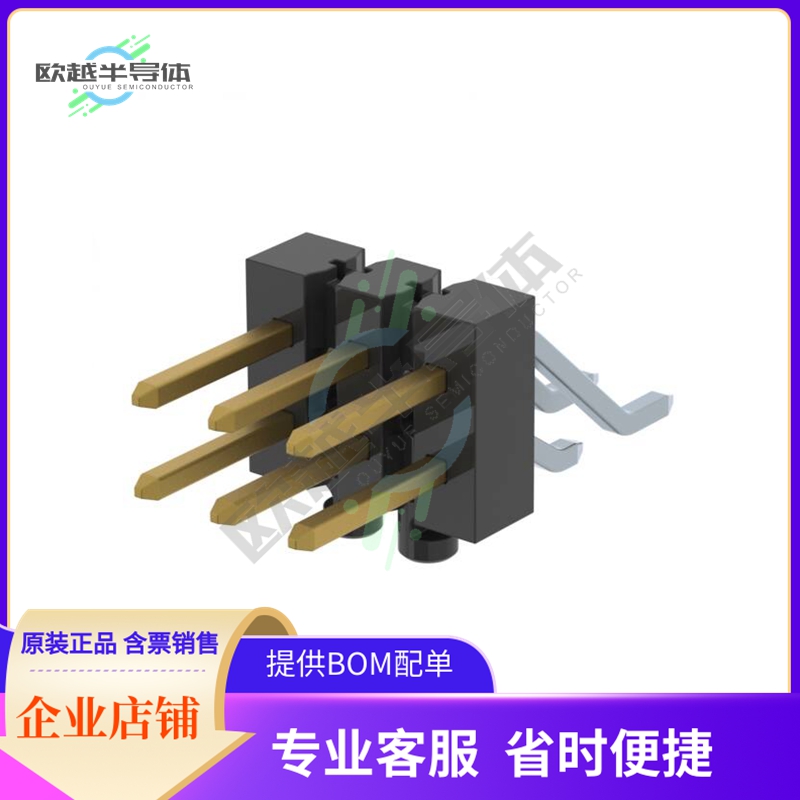 TSM-103-01-L-DH-SL【CONN HEADER SMD R/A 6POS 2.54MM】