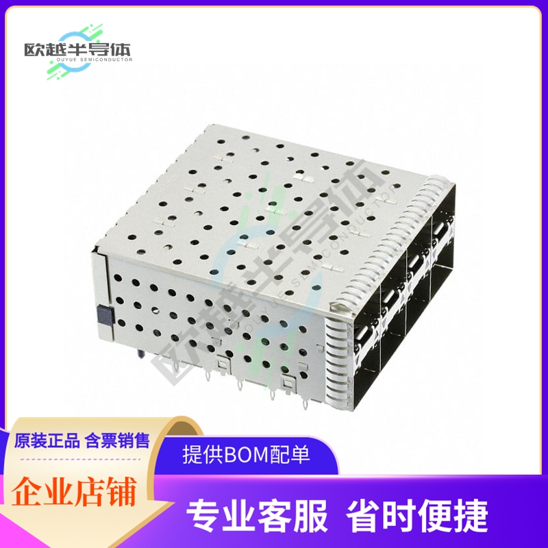 1-2007394-7【CONN SFP+ RCP W/CAGE 2X4 160P RA】
