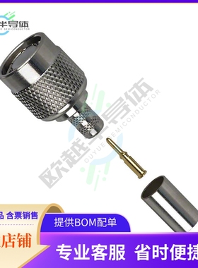 122408【CONN TNC PLUG STR 50 OHM CRIMP】