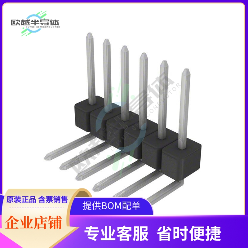 PEC06SGBN【CONN HEADER R/A 6POS 2.54MM】