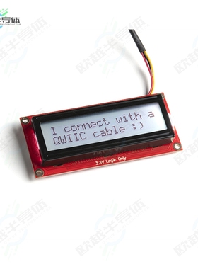LCD-16396[开发板SPARKFUN 16X2 SERLCD - RGB BACKL】