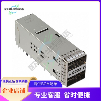 1717221002【CONN ZQSFP+ RCPT CAGE 2X1 76P RA】