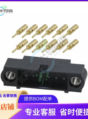 M80-5611205【CONN HEADER 12POS CRIMP 24-28AWG】