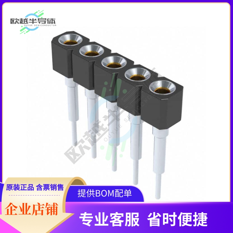 316-93-105-41-003000【CONN SOCKET 5POS 0.1 GOLD PCB】