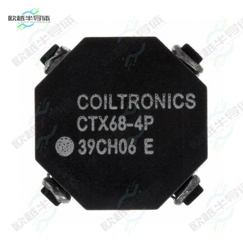 CTX68-4P-R[电感器INDUCT ARRAY 2 COIL 67.37UH SMD]