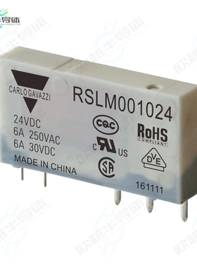 RSLM001024[继电器RELAY GEN PURPOSE SPDT 6A 24V]