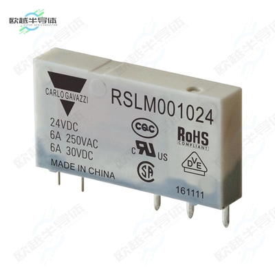 RSLM001024[继电器RELAY GEN PURPOSE SPDT 6A 24V]