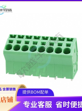 1819147【TERM BLOCK 8POS 30DEG 7.5MM PCB】