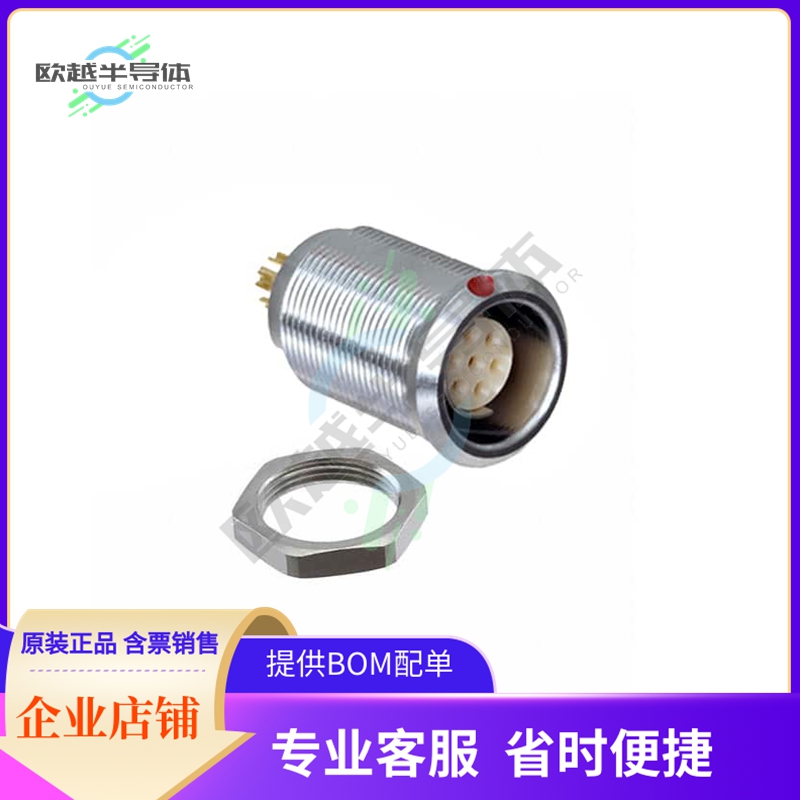 G10F1C-P07LCC0-0000【CONN RCPT FMALE 7P GOLD SLDR CUP】