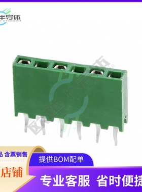 215299-6【CONN RCPT 6POS 0.1 GOLD PCB】