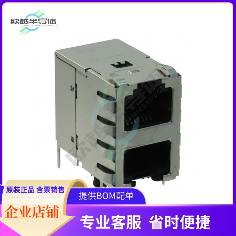 SI-30107-F【CONN JACK 2PORT 100 BASE-T PCB】