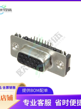 200-015-213L537【CONN D-SUB HD RCPT 15P R/A SLDR】