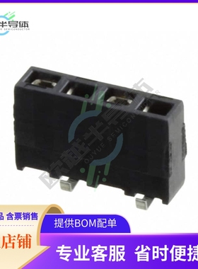 1241152-4【CONN RCPT 4POS 0.1 GOLD SMD】