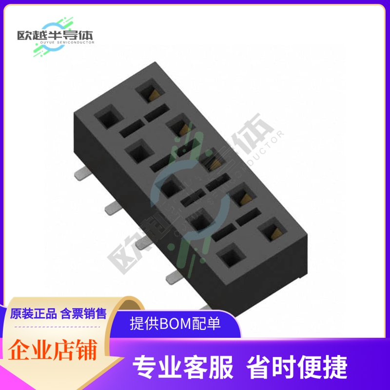 HLE-105-02-L-DV-BE-K-TR【CONN RCPT 10POS 0.1 GOLD SMD】